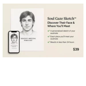 Soul Gaze Sketch™ – Discover Their Face & Where You’ll Meet